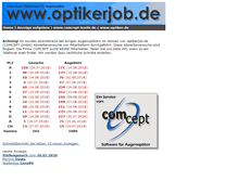 Tablet Screenshot of optikerjob.de